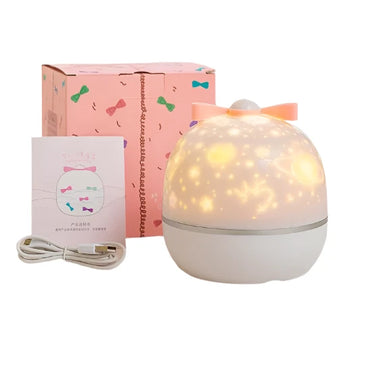 Lampe de projection ciel étoilé rechargeable USB | Ambiance magique - Motifs et rotation